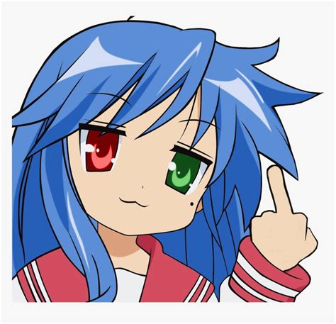 anime middle finger pic